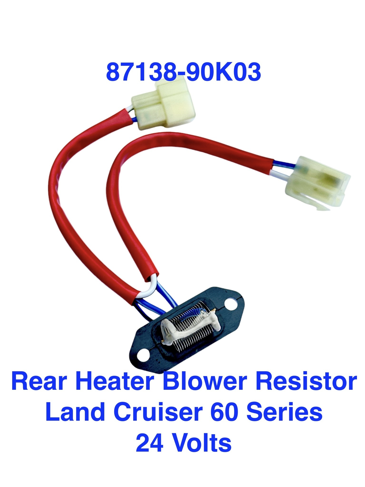 Resistor, Heater Blower - Land Cruiser HJ60, HJ61 - 24V - Rear Heater - Japan - 87138-90K03