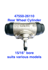 Wheel Cylinder, Rear - Toyota HiAce Van, Dyna & others w/self-adjusting drum brakes - 15/16" bore - 47550-26110 OEM