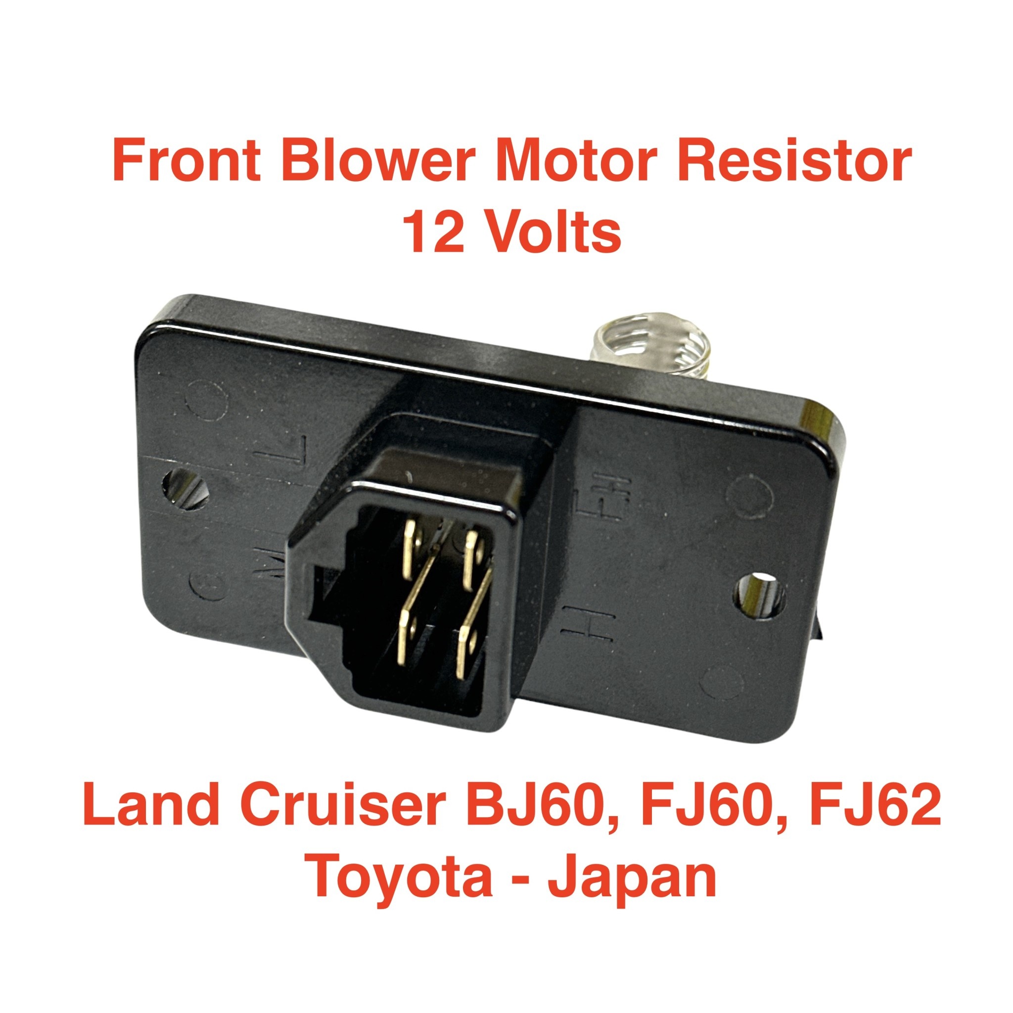 Resistor, Heater Blower - Land Cruiser BJ60, FJ60, FJ62- 12V (Front) Japan - 87138-22030