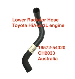 Radiator Hose, Lower - HiAce 3L - 16572-54320