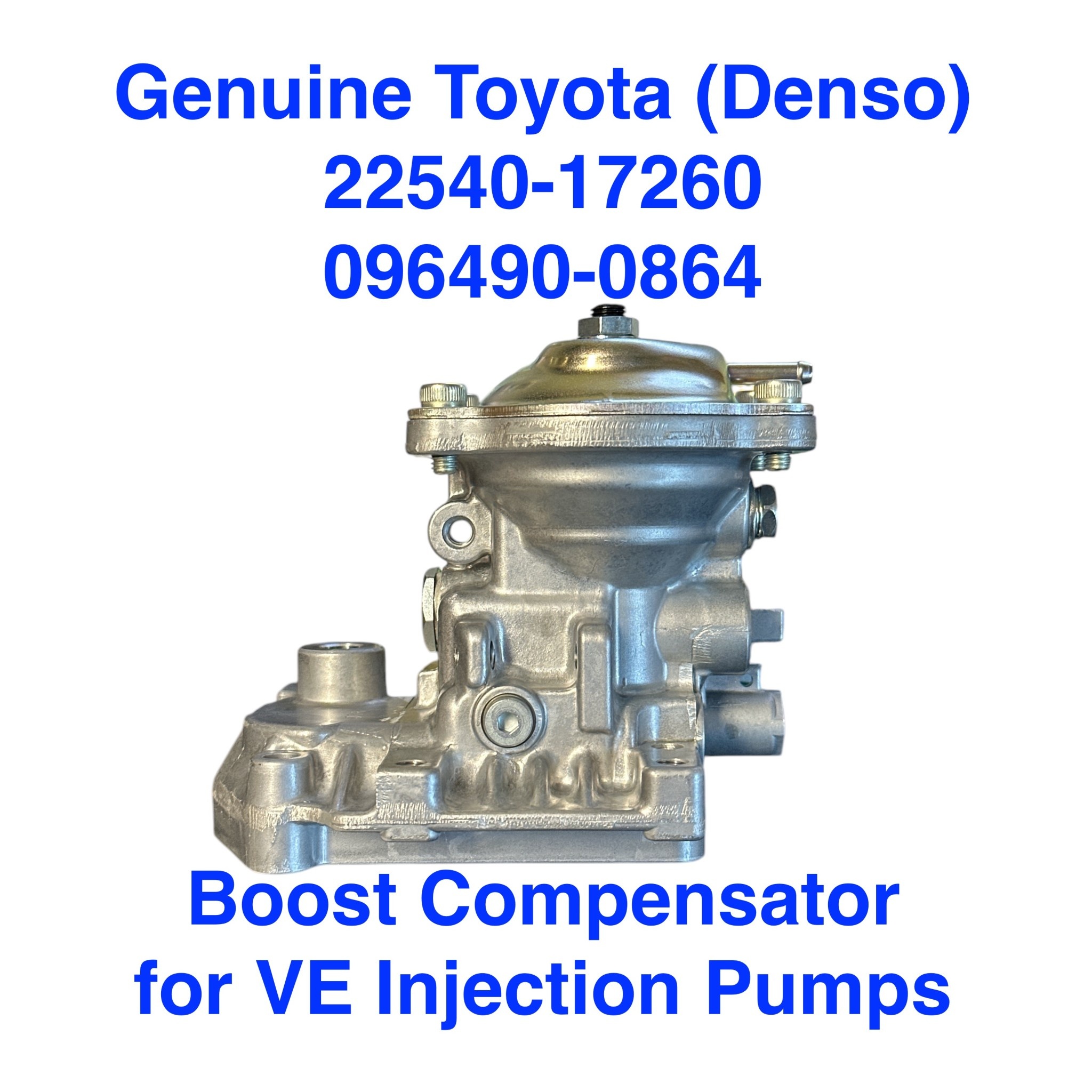 Boost Compensator, Denso - for VE Pumps 1HZ - 22540-17260 / 096490-0864
