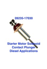 Starter Motor Contacts Plunger - 1HZ, 1HDT, 12HT & Others  (119x39.8mm, Recessed) - 28235-17030