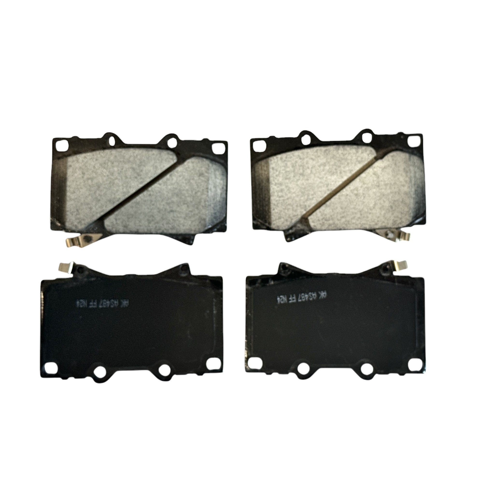 Brake Pads, Front - Toyota Land Cruiser HD 70 Series (mine HZJ79) - Akebono Ceramic - 04465-60370