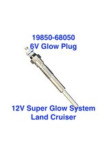 6V Glow Plug (12V system) - Land Cruiser BJ60 & BJ70 3B engine - 19850-68050 / 19850-68051