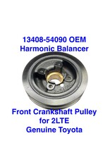 Pulley, Crankshaft - Toyota 2LTE, 3L - Land Cruiser Prado LJ71, LJ78, Hilux & others (Harmonic Balancer) - 13408-54090