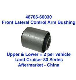 Suspension Bushing, Front Lateral Control Rod/Panhard Rod - Land Cruiser 80 Series (2 req) - 48706-60030 AM