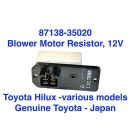 Blower Motor Resistor, 12V - Toyota Hilux - various models - 87138-35020