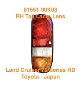 Tail Lamp Assembly, RH - Land Cruiser 70 Series HD - BJ70, BJ71, BJ73, BJ74, HZJ70, HZJ73- 81551-90K03