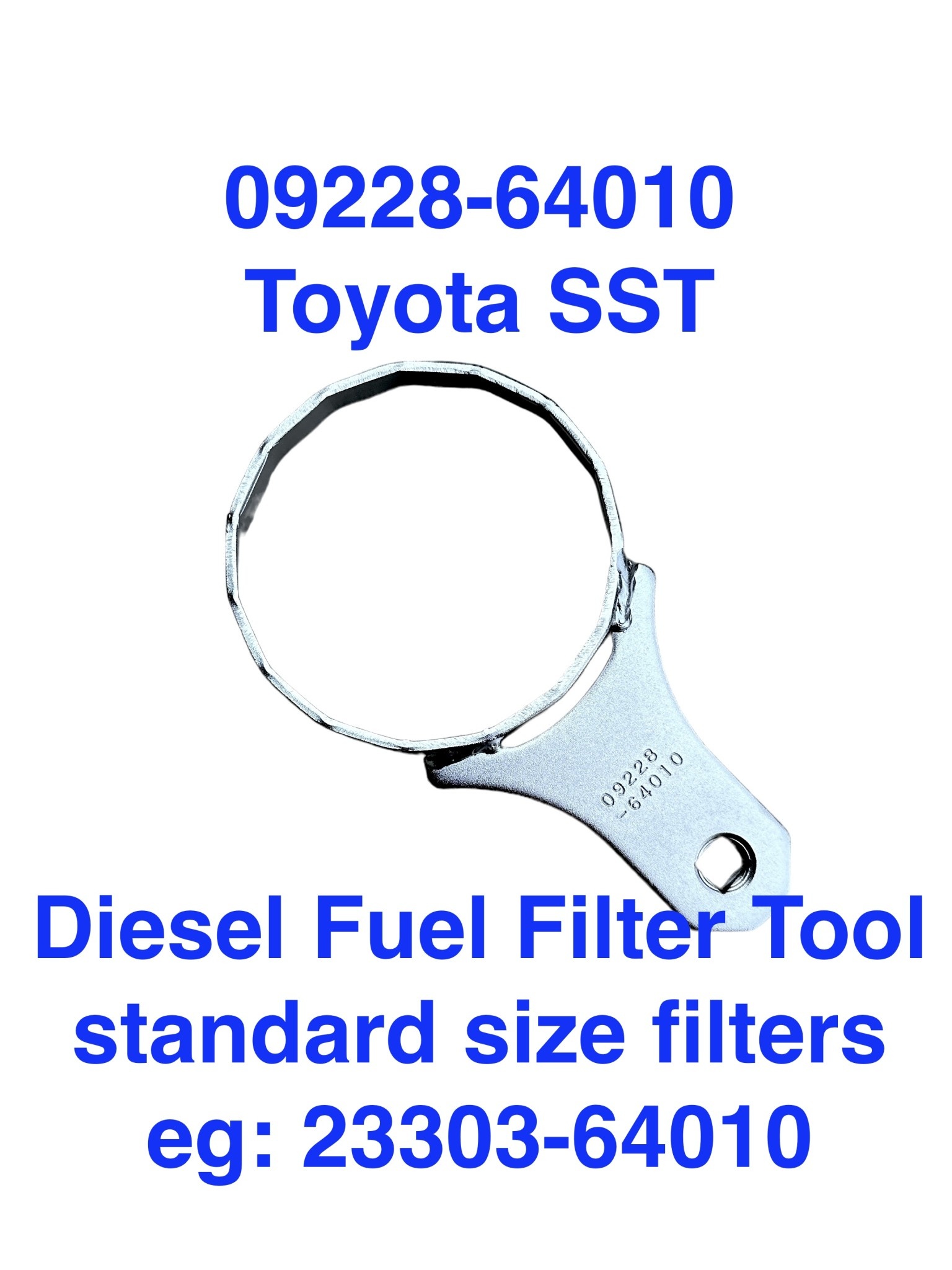 Toyota SST - Diesel Fuel Filter Tool / Wrench - 09228-64010
