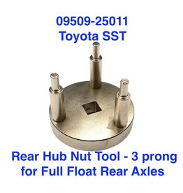 Toyota SST - Tool, Hub Socket, Rear (three pin / 3 pin) - Toyota SST - 70 & 80 series FF rear end - 09509-25011