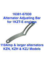 Adjusting bar for OEM 110A KZN, KZH, KZJ Alternator & 160A upgraded Alternators  - 16381-67030