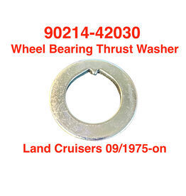 Thrust/Claw Lock Washer, Spindle Bearing, Front Outer - Land Cruiser 09/1975-on - 90214-42030