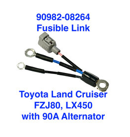 Fusible Link, Toyota Land Cruiser FZJ80, LX450 - w/90A Alternator - 90982-08264
