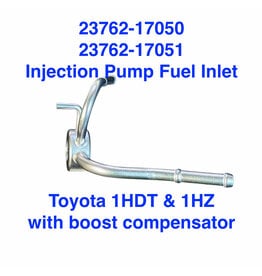 Fuel Inlet Pipe, Injection Pump - Toyota 1HDT & 1HZ when boost compensator is added - 23762-17051