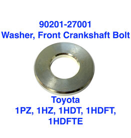 Washer, Crankshaft Bolt - 1HZ, 1HDT, 1HDFT, 1HDFTE - 90201-27001