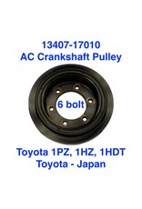 AC Belt Pulley 1HZ, 1HDT - Crankshaft Pulley No. 2 13407-17010