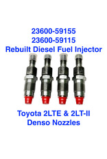 Diesel Fuel Injector Assembly, Rebuilt - Toyota 2LT-II, 2LTE  (core req.) - 23600-59155, 23600-59115