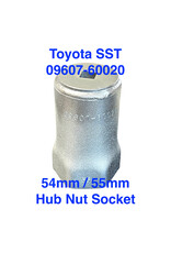 Toyota SST - Tool, Hub Nut Socket 55mm (Toyota 54mm) for adjusting wheel bearings - 09607-60020