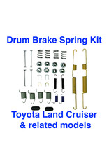 Brake Hardware Kit, Drum Brake (combi kit) - Land Cruiser 08/80 - 08/92 w/self-adjusting drum brakes - RC-Combi LC Drum Brakes