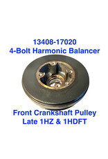 Pulley, Crankshaft - Late 1HZ & 1HDFT (Harmonic Balancer - 4-bolt) - 13408-17020