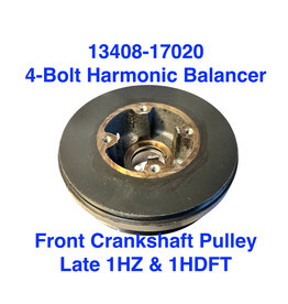 Pulley, Crankshaft - Late 1HZ & 1HDFT (Harmonic Balancer - 4-bolt) - 13408-17020