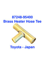 Tee, Heater Hose - Brass - Toyota Land Cruiser 70, 80 & 100 Series - 87248-95400