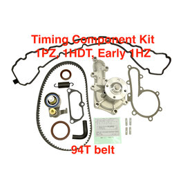 Timing Component Kit (11 pcs) - Toyota 1HDT, 1HZ, 1PZ - 94T Belt + WP + VCG