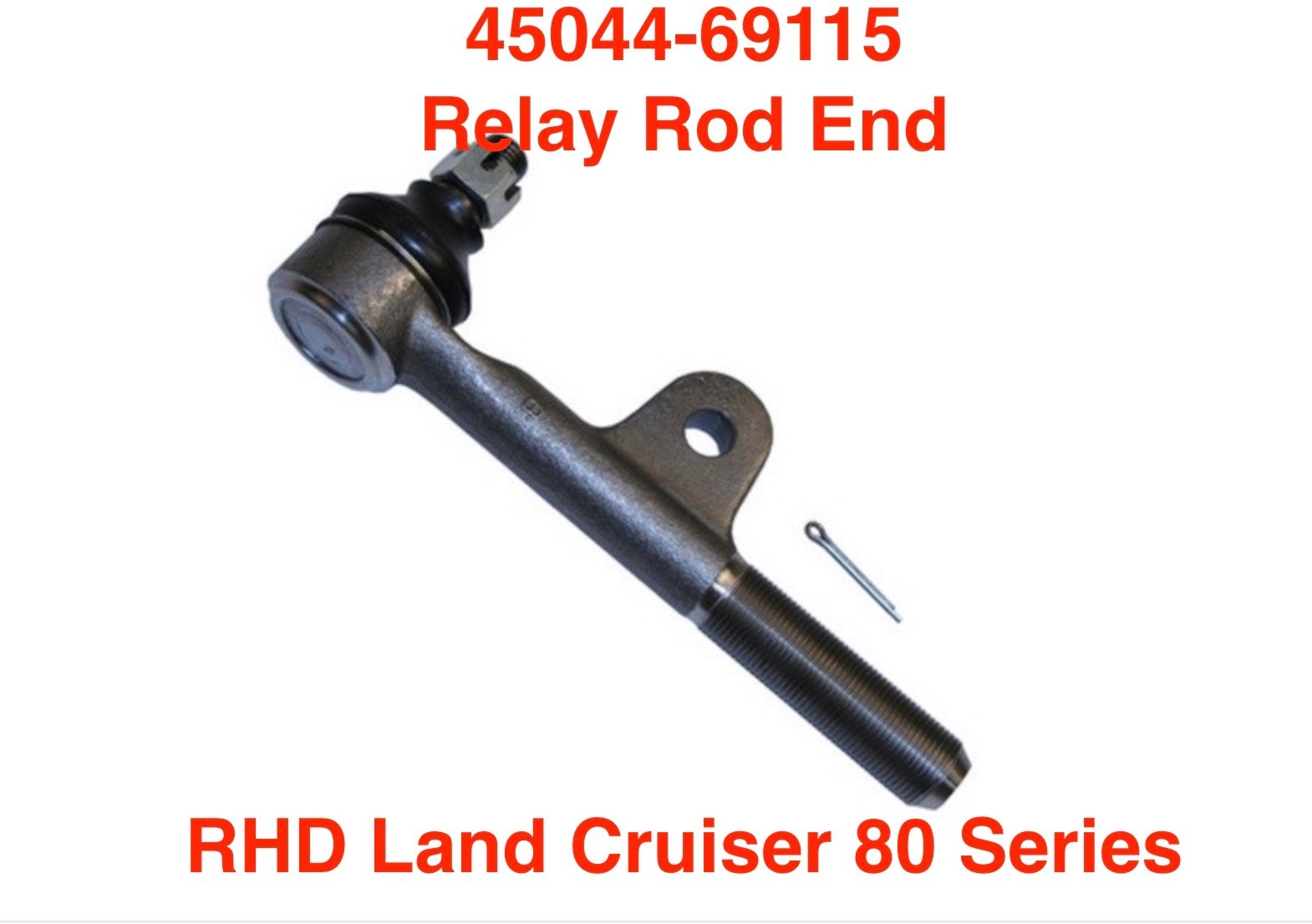 RH Inner Tie/Relay Rod (21mm) - RHD models only - Land Cruiser 80 Series HDJ81 45044-69115 OEM