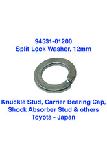 Lock Washer, Split - Knuckle Stud, Carrier Bearing Cap, Shock Absorber Stud & others - 12mm - 94531-01200
