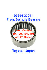 Spindle Bearing, Front - Land Cruiser 80 Series use w/brass bushing (Koyo) 90364-33011