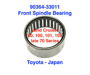 Spindle Bearing, Front - Land Cruiser 80 & 100 Series 90364-33011
