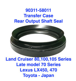Transfer Case Rear Output Shaft Seal - Land Cruiser 80 Series - 90311-58011