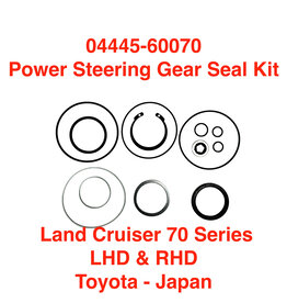 Seal Kit, Power Steering Gear Box - Land Cruiser 70 Series LHD & RHD - 04445-60070
