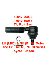 LH (LHD) & RH (RHD)  Outer Tie Rod End Land Cruiser RHD/LHD 60, 70, 80 series - (45047-69065) 45047-69085 OEM