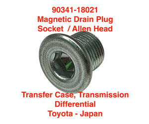 Drain Plug - Magnetic with Allen Head Socket - 90341-18021 - RADD