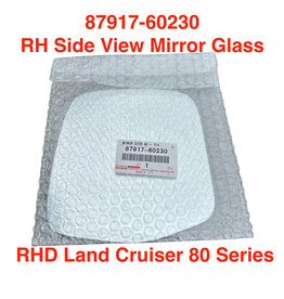 Mirror Glass RH Outer Side View - RHD Land Cruiser 80 Series - 87917-60230