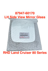 Mirror Glass LH Outer Side View - RHD Land Cruiser 80 Series - 87947-60170