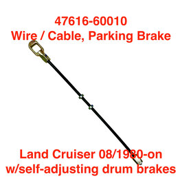 Wire, Parking Brake - Land Cruiser 08/1980-1999 w/self-adj. drum brake - 47616-60010