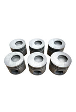 Piston Set of 6, 1HDT - Std. Size, Alfin Type w/ Pins & Clips - 08/1992-on