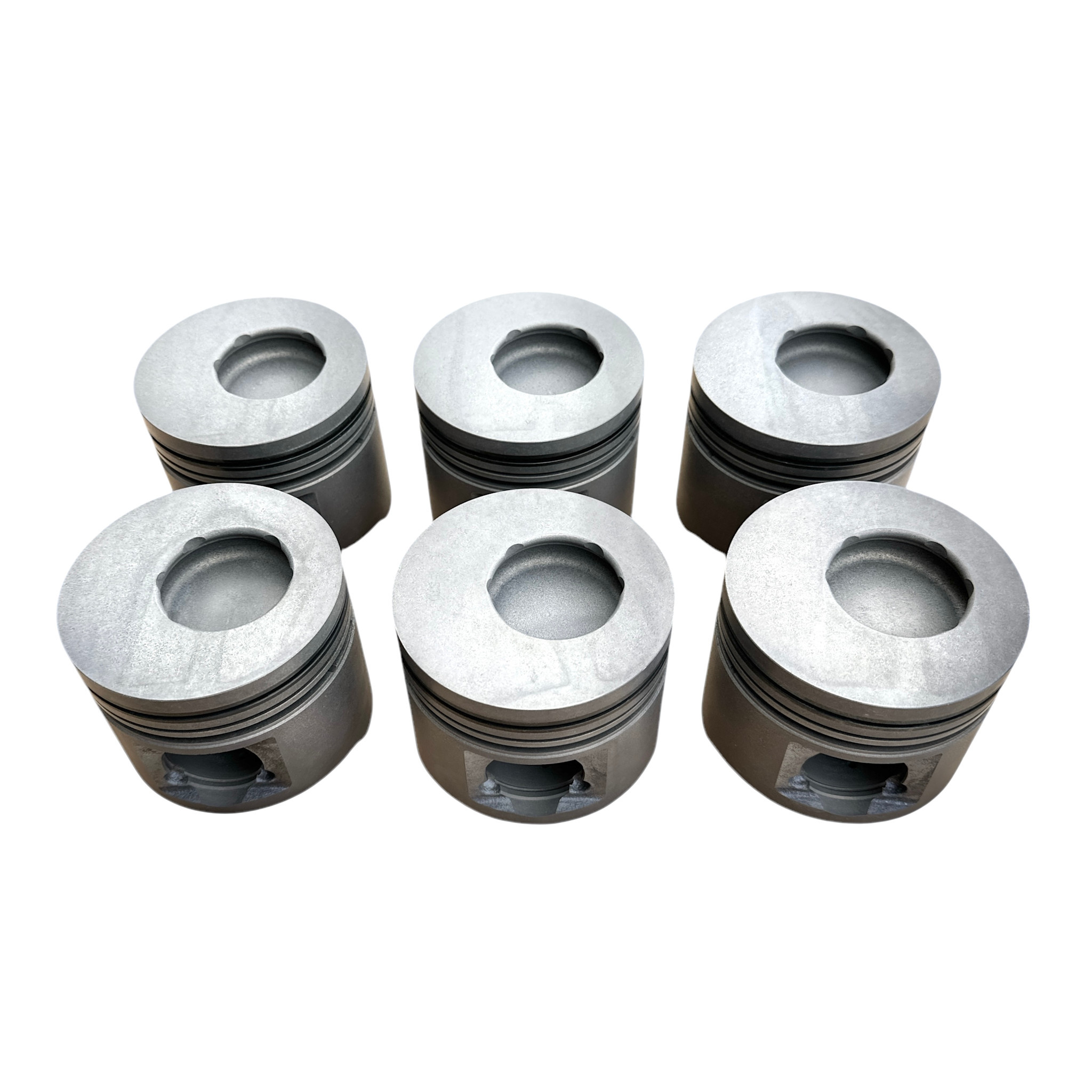 Piston Set of 6, 1HDT - Std. Size, Alfin Type w/ Pins & Clips - 08/1992-on