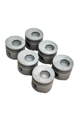 Piston Set of 6, 1HDT - Alfin Type w/ Pins & Clips - 08/1992-on
