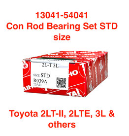 Connecting Rod Bearing Set STD size - Toyota 2LT-II, 2LTE, 3L - 13041-54041