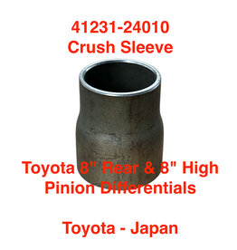 Crush Sleeve - Toyota 8" Rear & 8" High Pinion Differentials - 41231-24010