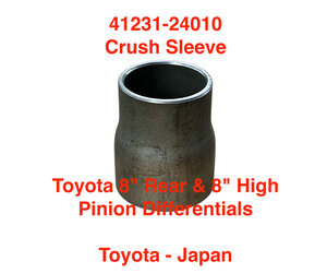 Crush Sleeve - Toyota 8