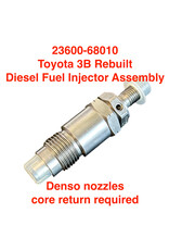 Diesel Fuel Injector Assembly, Rebuilt - Toyota 3B  (core req.)