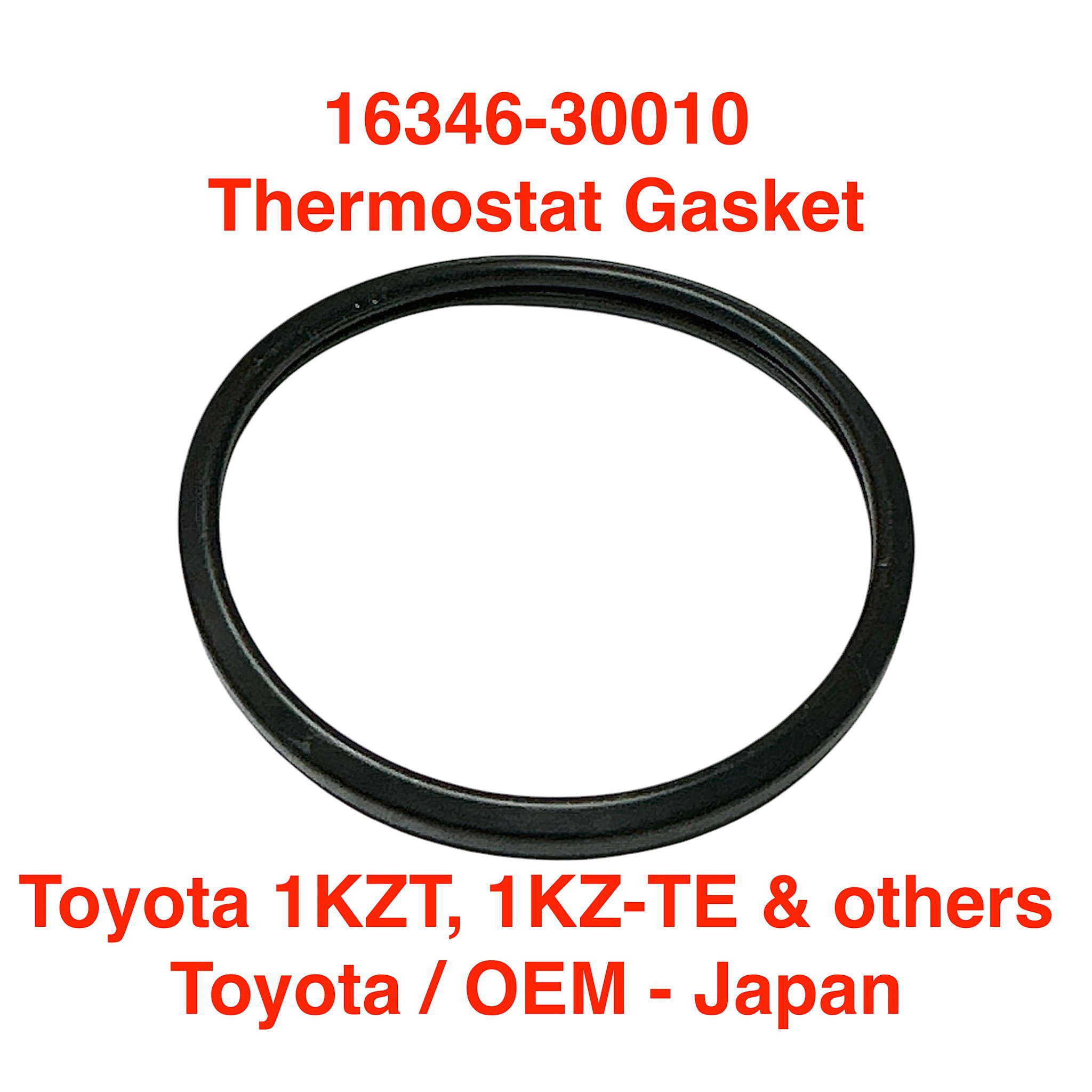 Gasket, Thermostat - Toyota 1KZT, 1KZTE - 16346-30010
