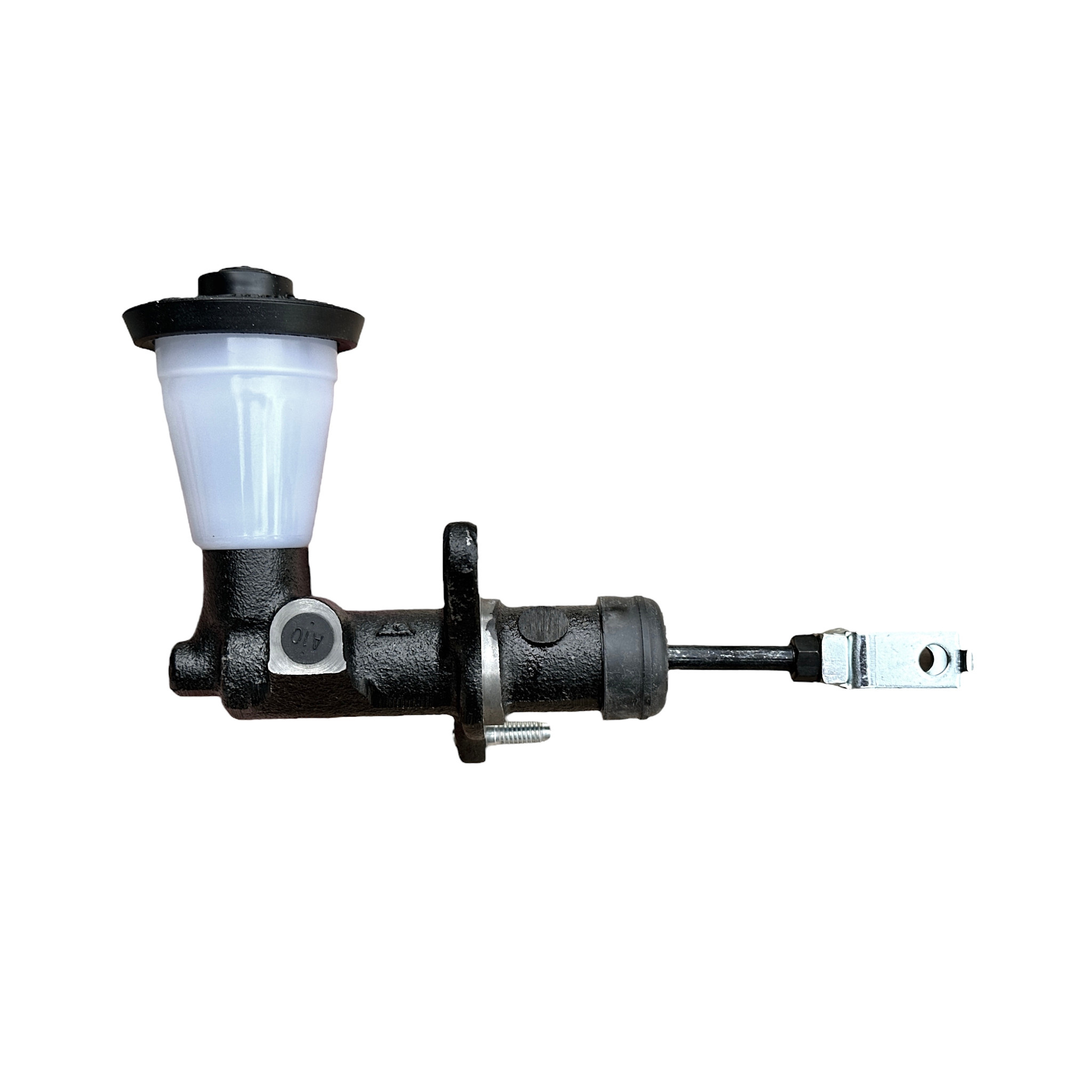 Master Cylinder, Clutch - Land Cruiser 60 series (later) non-boosted, 1 bolt hole & 1 stud mount FJ60 - Aisin 31410-60280