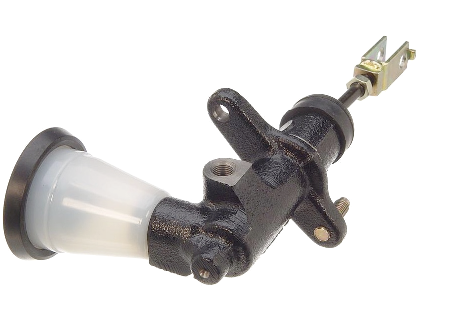 Master Cylinder, Clutch - Land Cruiser 60 series (later) non-boosted, 1 bolt hole & 1 stud mount FJ60 - Aisin 31410-60280
