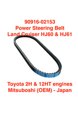 Belt, Accessory - Power Steering - Land Cruiser HJ60, HJ61 w/2H or 12HT engine - 90916-02153