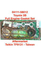 Gasket Set, Full Engine - Toyota 3B (w/head gasket) - Teikin 04111-58012 AM